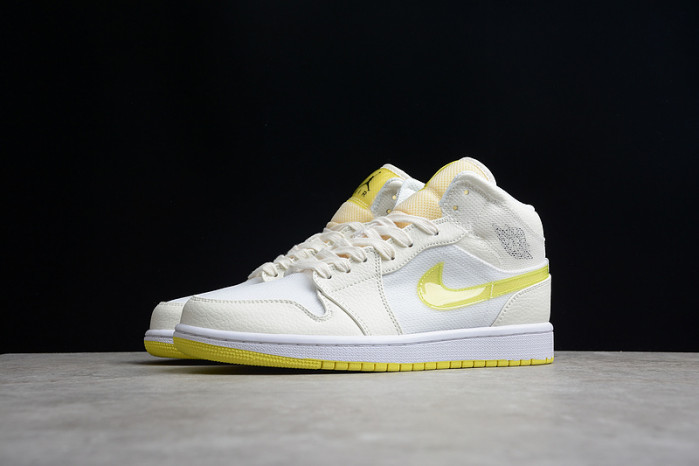 air jordan 1 mid se voltage yellow" db2822-107