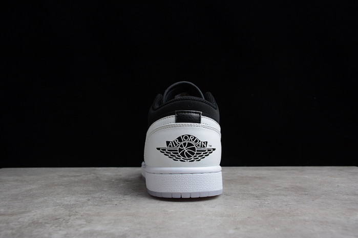 air jordan 1 low "white/black" dh6931-001