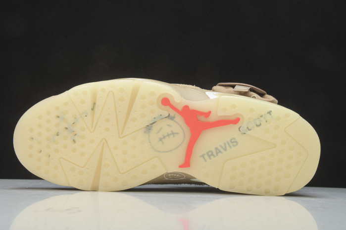 travis scott x air jordan 6 “british khaki” dh0690-200