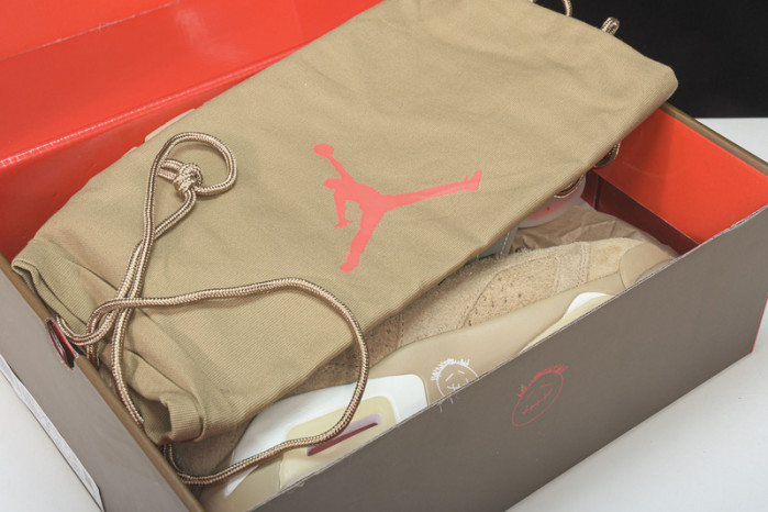 travis scott x air jordan 6 “british khaki” dh0690-200
