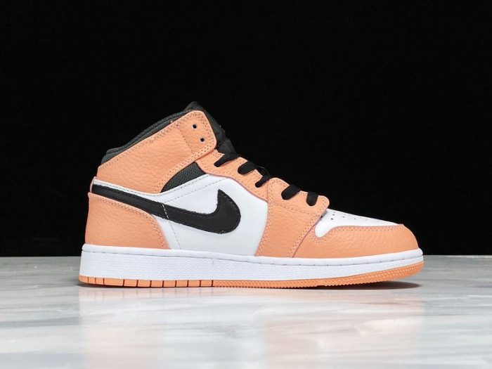 air jordan 1 mid pink quartz (gs) 555112-603