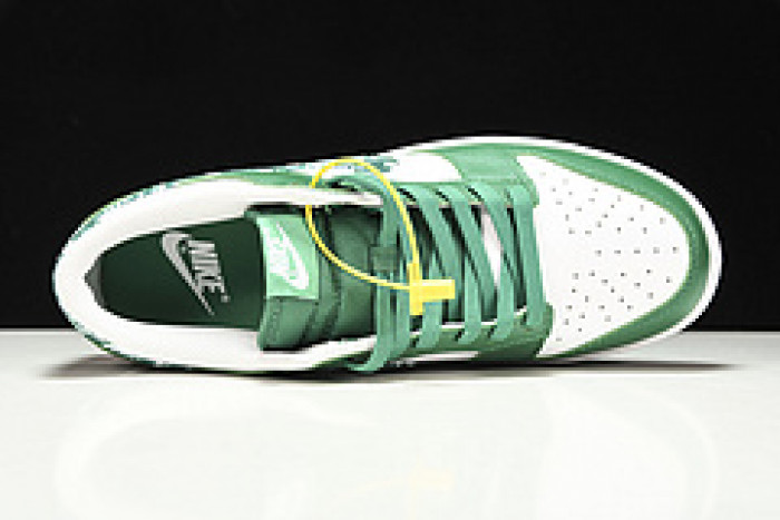 nike dunk low "green paisley" dh4401-102