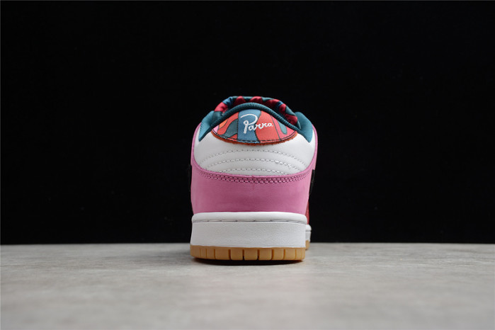 parra nike sb dunk low 2021 dh7695-100