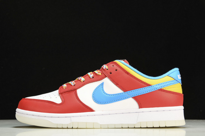 nike dunk low qs lebron james fruity pebbles dh8009-600
