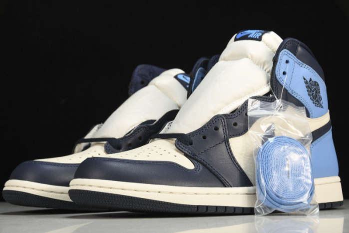 air jordan 1 retro high obsidian unc 555088-140