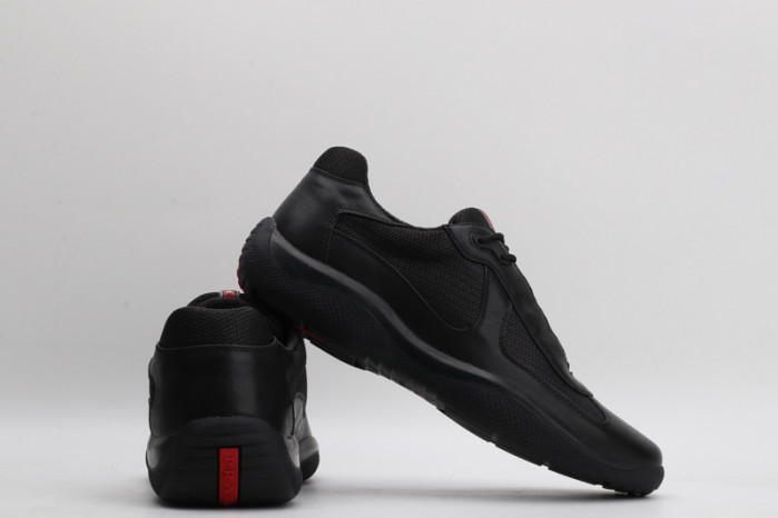 PRAD BLACK RED CUP BIKE FABRIC SNEAKERS