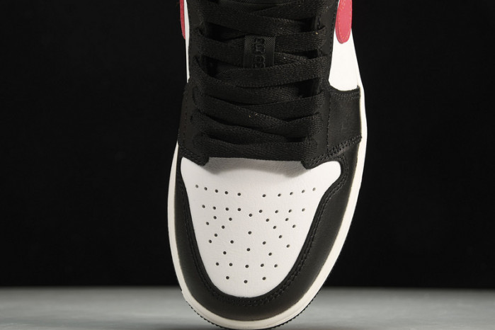 jordan 1 low black siren red dc0774-004