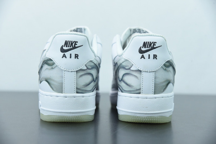 air force 1 low white skeleton halloween (2018) bq7541-100
