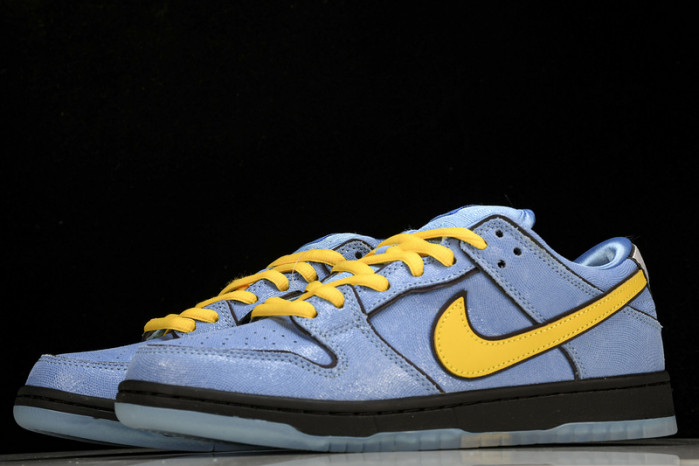 the powerpuff girls x nike sb dunk low “bubbles” fd2631-602
