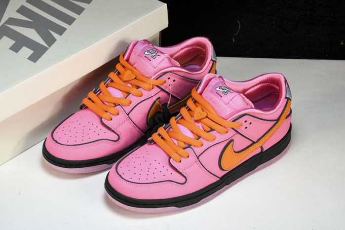 the powerpuff girls x nike sb dunk low“blossom” fd2631-600