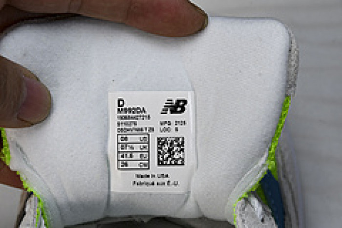 new Ba1an*e 992 white neon cyan m992da