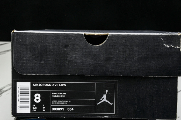 Air Jordan 17 OG Low Black Chrome 303891-004