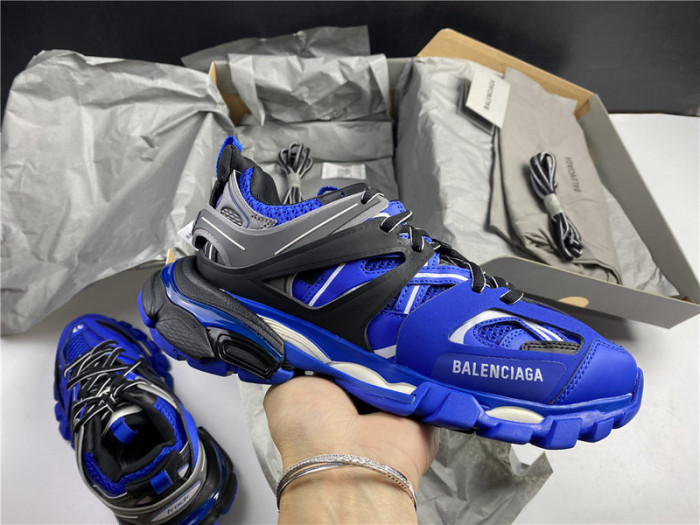 bl tess s. gomma trek low sneakers blue black 120501