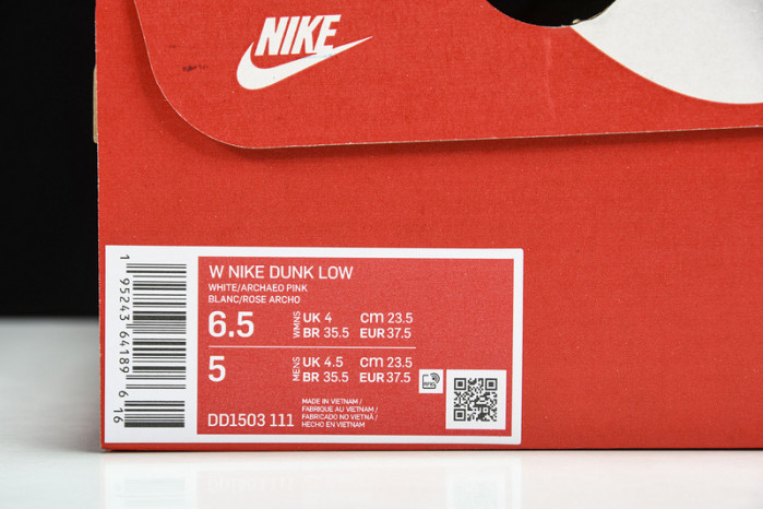 nike dunk low archeo pink wmns dd1503-111