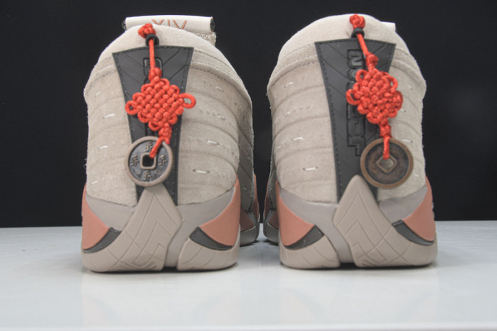 clot x air jordan 14 low sepia stone dc9857-200