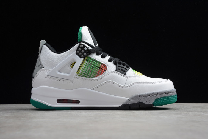 jordan 4 retro lucid green rasta (w) - aq9129-100