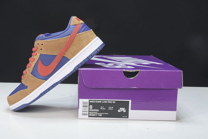 nike sb dunk low reverse papa bear bq6817-700