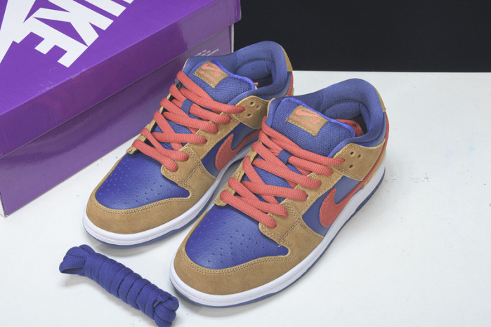 nike sb dunk low reverse papa bear bq6817-700