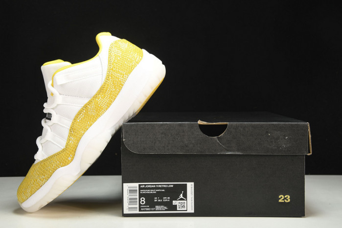 air jordan 11 low “yellow snakeskin” ah7860-107