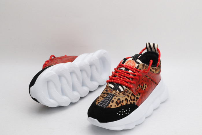 vse chain reaction red sneaker