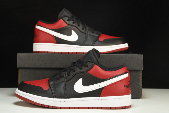 jordan 1 low “alternate bred toe” 553558-066