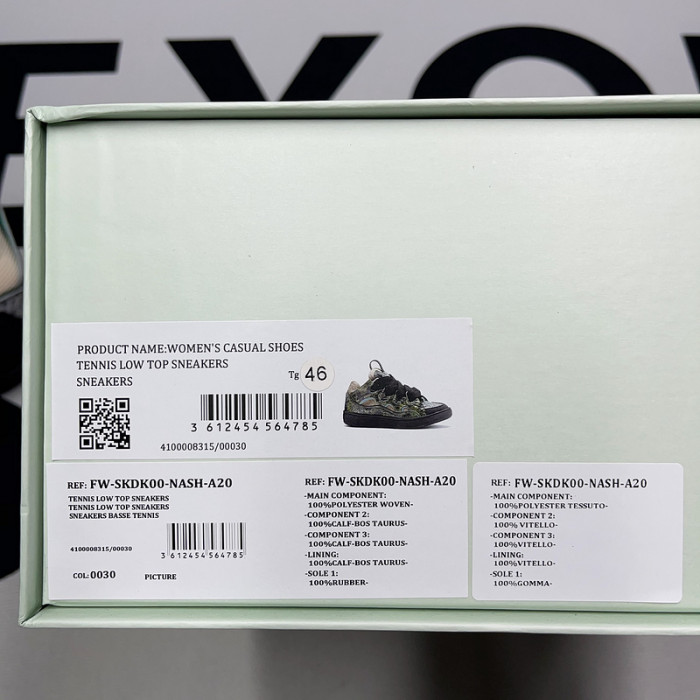 Lanu1n curb sneaker 111186