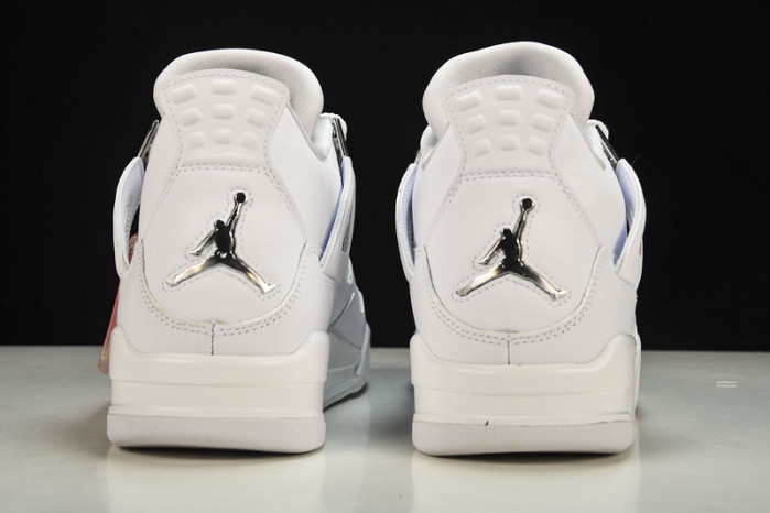 air jordan 4 retro “pure money” white mens 308497-100