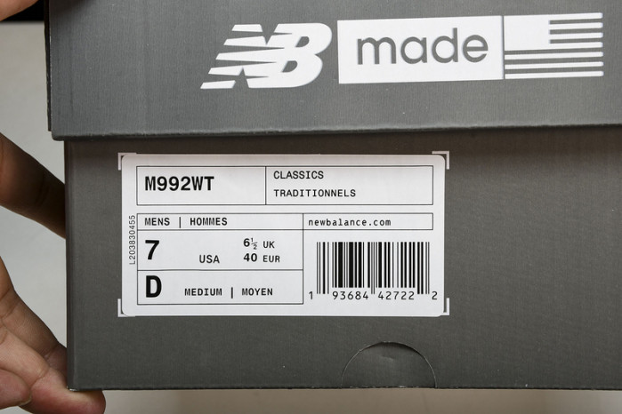 wtaps x new Ba1an*e 992“olive drab“ m992wt