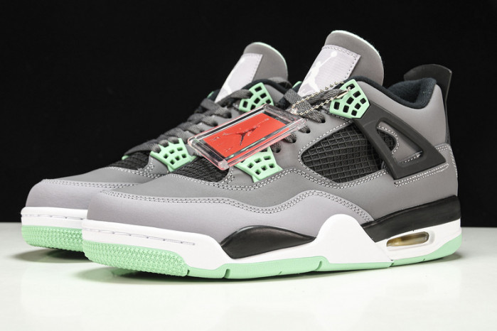 air jordan 4 retro green glow 308497-033