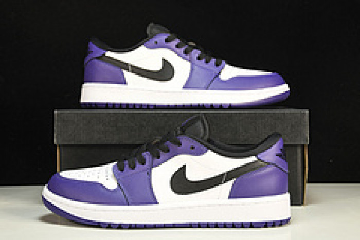 jordan 1 retro low golf "white purple" dd9315-105