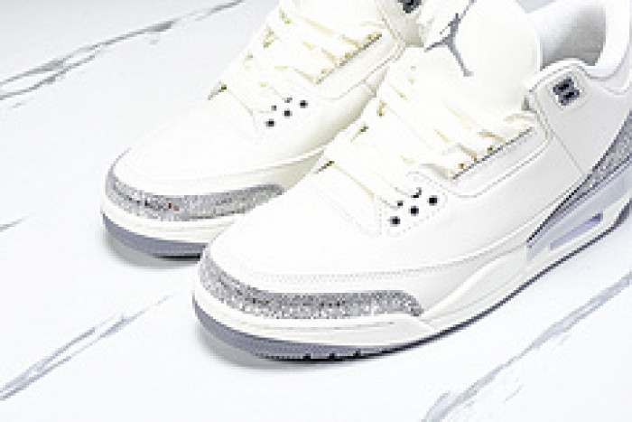 Air Jordan 3 “Sail/Metallic Silver” CK9246-100