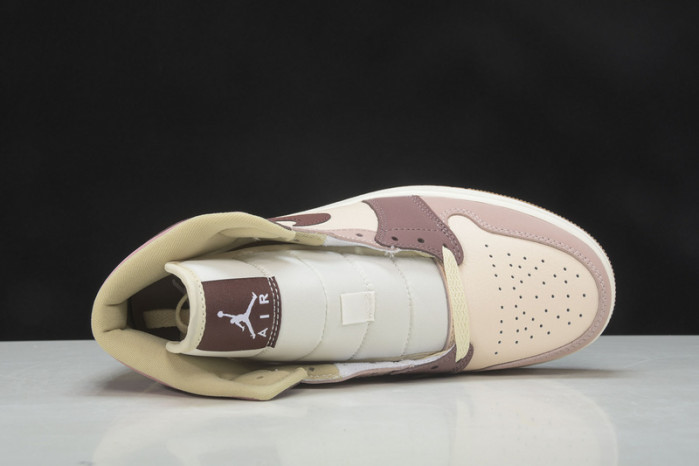 air jordan 1 mid se dark pony smoky mauve do7440-821