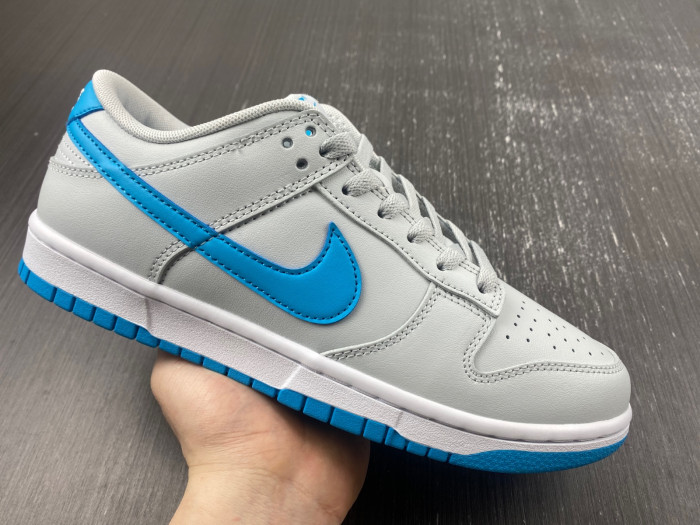 nike dunk low retro pure platinum blue lightning dv0831-001