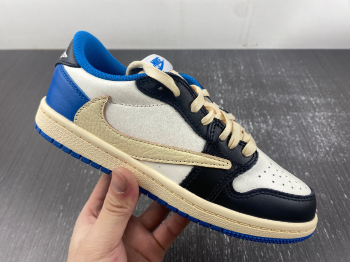 (kids)travis scott x fragment x air jordan 1 low og dm7866-1401