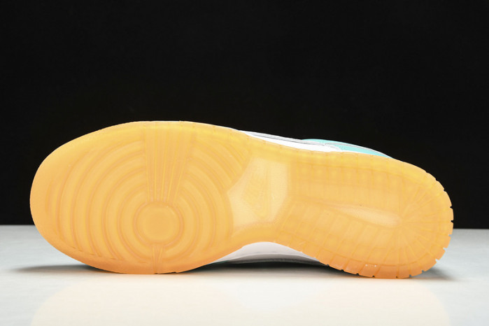 nike dunk low white turquoise dv2190-100