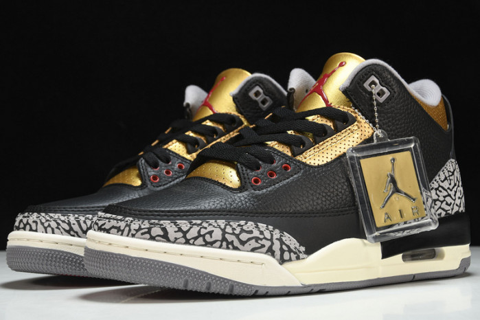 air jordan 3 “black gold” ck9246-067