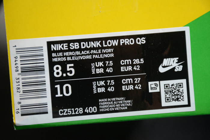 instant skateboard x nike dunk sb low cz5128 400