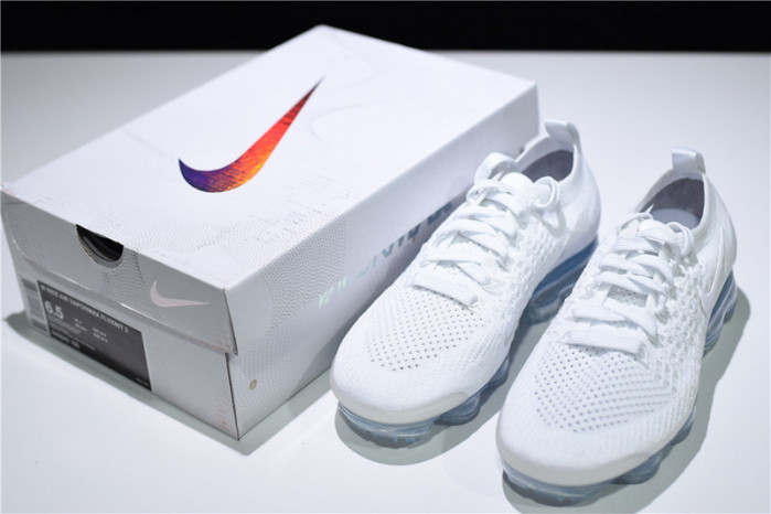 nike air vapormax flyknit 2 white pure platinum 942842-100