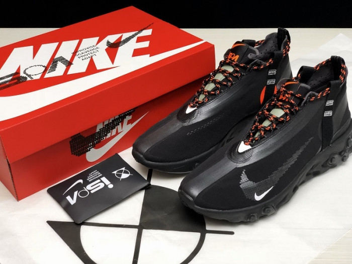 nike react runner mid wr ispa black at3143-001