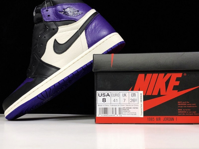 air jordan 1 retro "court purple" - air jordan - 555088 501