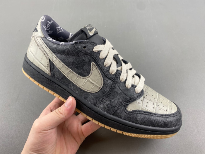 LV x Air Jordan 1 Low OG 250517002