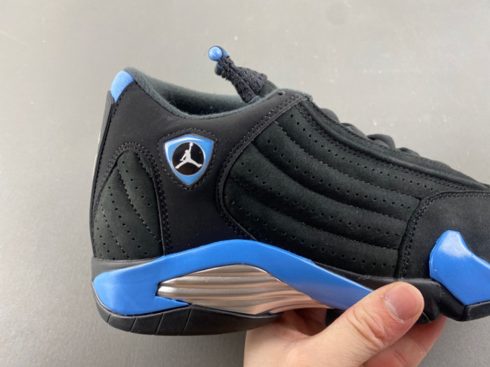 Air Jordan 14 "Black/University Blue" 487471-002