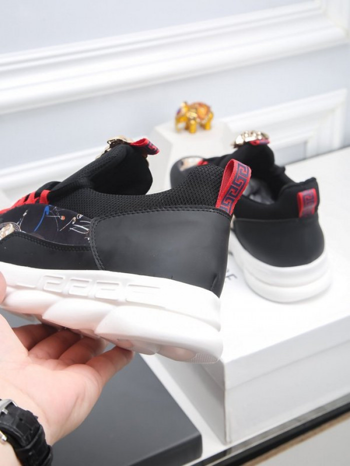 vse chain reaction black sneaker