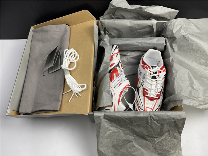bl drive sneaker white red a111704