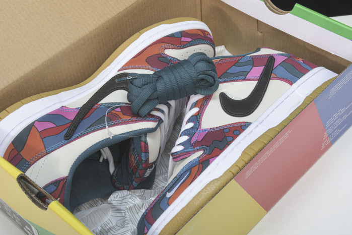 nike sb dunk low pro parra abstract art (2021) - dh7695-600